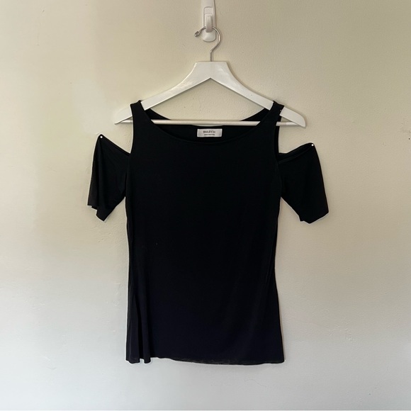 REVOLVE BAILEY 44 Black Cold Shoulder Top - Medium - Picture 2 of 12